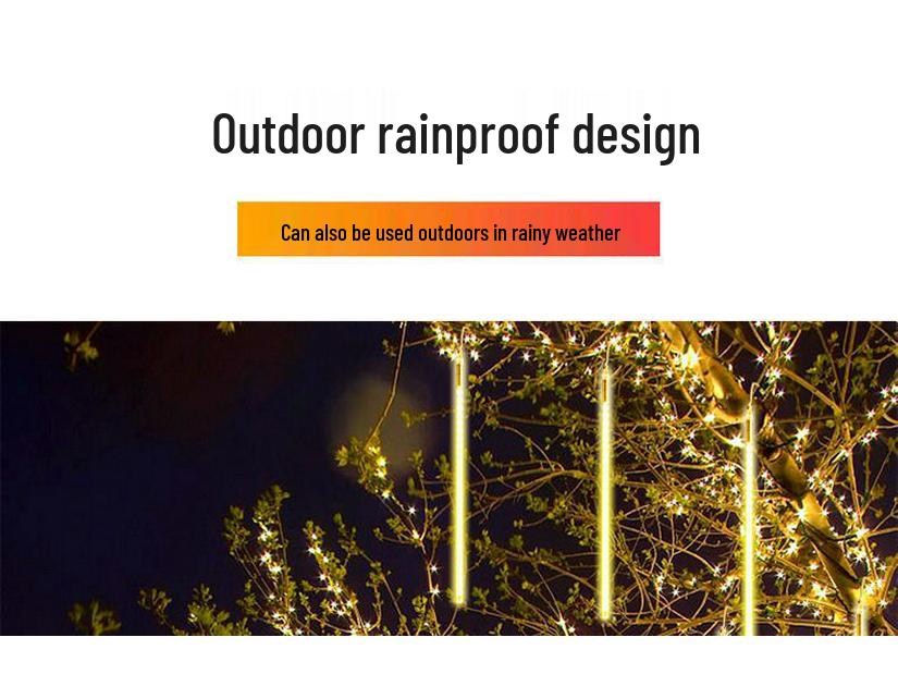 Светодиодная гирлянда «Звездное небо» - Мерцающий метеоритный дождь для уличного декора