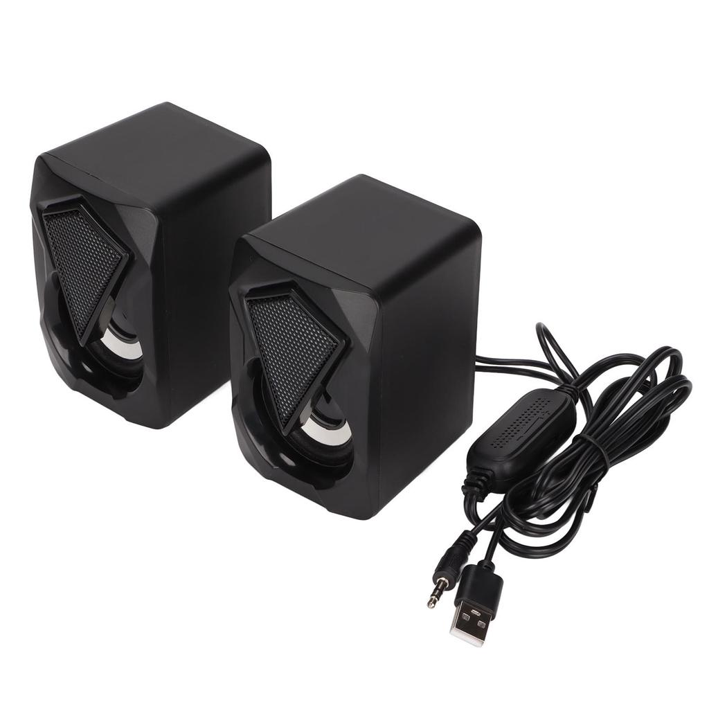 X2 Настольная акустическая система с питанием от USB, портативная проводная компьютерная акустическая система с подсветкой для домашнего офиса