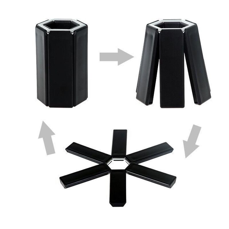 Коврик под кастрюлю Подставка под тарелку Складная теплоизоляция Высокотемпературные кастрюли и сковородки Кухонные гаджеты