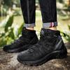 Outdoor High-top Boots Men Thick-soled Shock-absorbing Combat Boots Men Breathable Soft Wear-resistant Casual Hiking Shoes Men