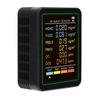 6-в-1 Монитор качества воздуха с обнаружением CO CO2 TVOC HCHO PM2.5 PM10, Инфракрасный датчик, Цветной ЖК-экран, Портативный, для дома