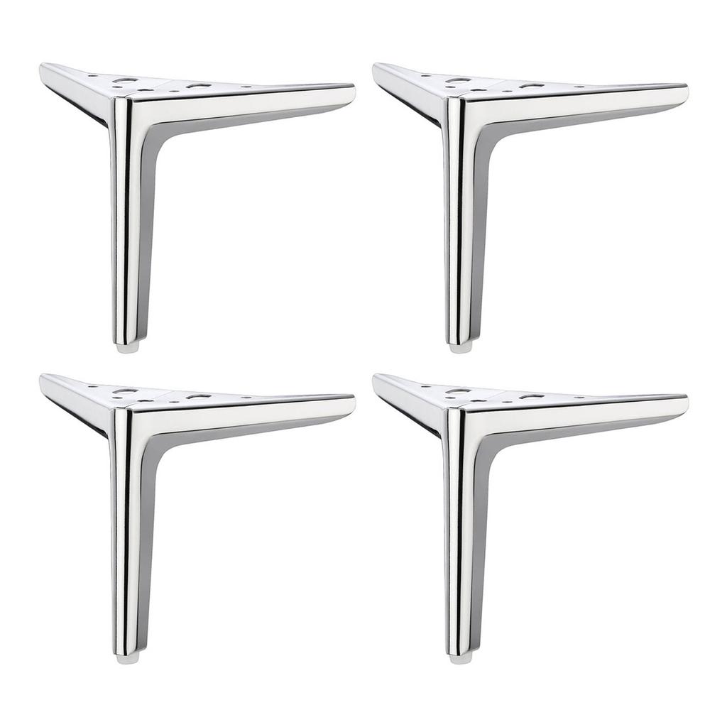Pack of 4 Metal Cabinet Feet High Strength Metal Furniture Feet Upgrades for Modern Furniture Including Sofas & Chairs