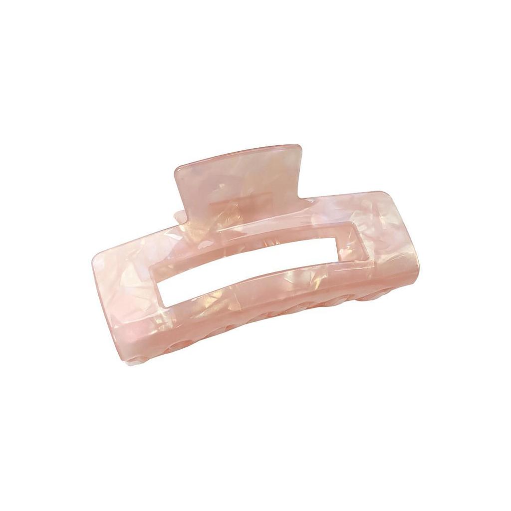 Iridescent Mermaid Shark Clip: Large Korean Acetate Hair Claw for Women's Updo