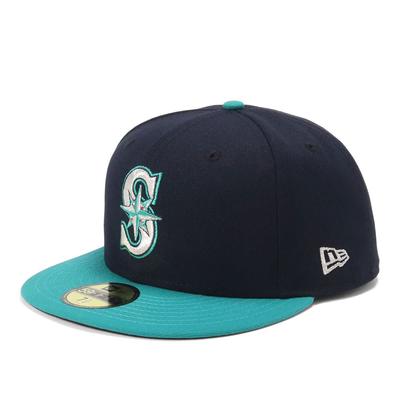 Кепка аутентичная с плоским козырьком MLB 7 ACPERF SEAMAR ALT 25J [New Era] SEA/Game 5/8