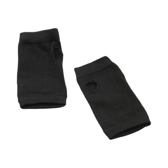 1 пара осенне-зимних перчаток без пальцев, трикотажные, высокоэластичные, нескользящие, с запястьем