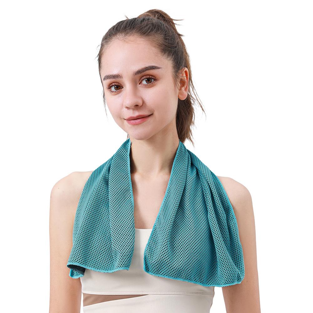 Cooling Towel for Yoga Fitness Outdoor Running, Quick Dry Sweat Absorbent Ice Chill Towel for Men Women