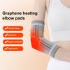 2Pcs Graphene Composite Fiber Sports Elbow Pads Soft & Comfortable Elbow Compression Sleeve for Tendonitis Arthritis Winter Warm & Cold-proof