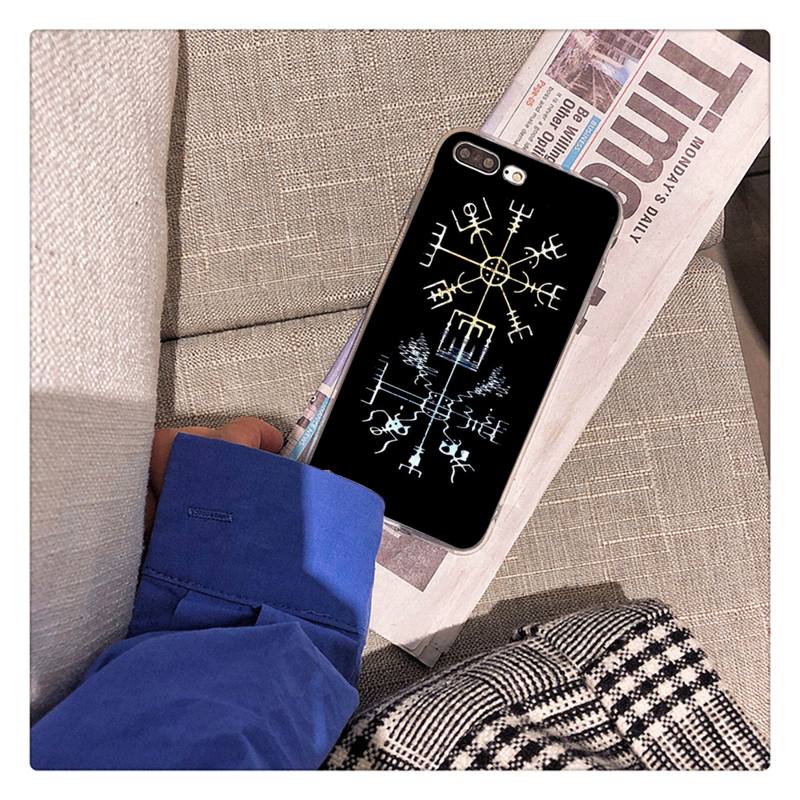 Чехол для телефона Viking Vegvisir Odin Nordic для iPhone 11 12 13 mini pro XS MAX 8 7 6 6S Plus X 5S SE 2020 XR