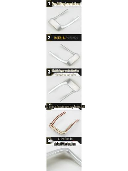 Fits 16 Models: GL8 Center Console Panel, Dashboard Steering Wheel Patch, Car Accessories.