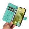 For Motorola Moto G86 5G/G86 Power 5G PU Leather Cases Flower Pattern Wallet Stand Phone Cover with Strap