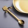 1/4pcs Cute Cat Mini Cat Coffee Spoon Cute Design Ice Cream Spoon  Ice Cream Serving