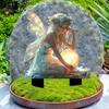 Catching Light Ball Design Fairy Mini Figurine Acrylic Garden Stake  Courtyard