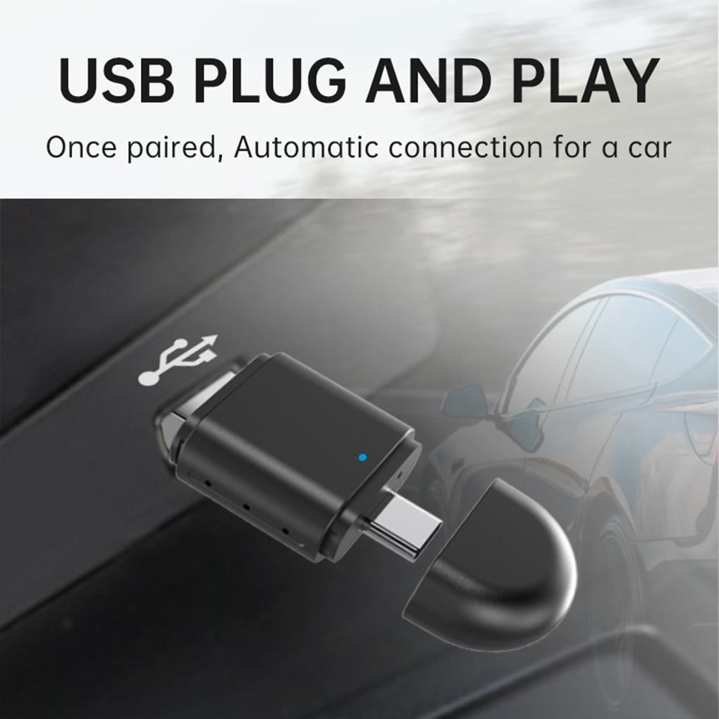 Wireless Car-play And Android Auto Adapter For Vehicle Hands-free Calling
