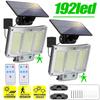 192LED Split Solar Lamp 3 Lighting Modes Outdoor Decoration Sunlight Wall Light PIR Motion Sensor Waterproof Garden Garage Lamp
