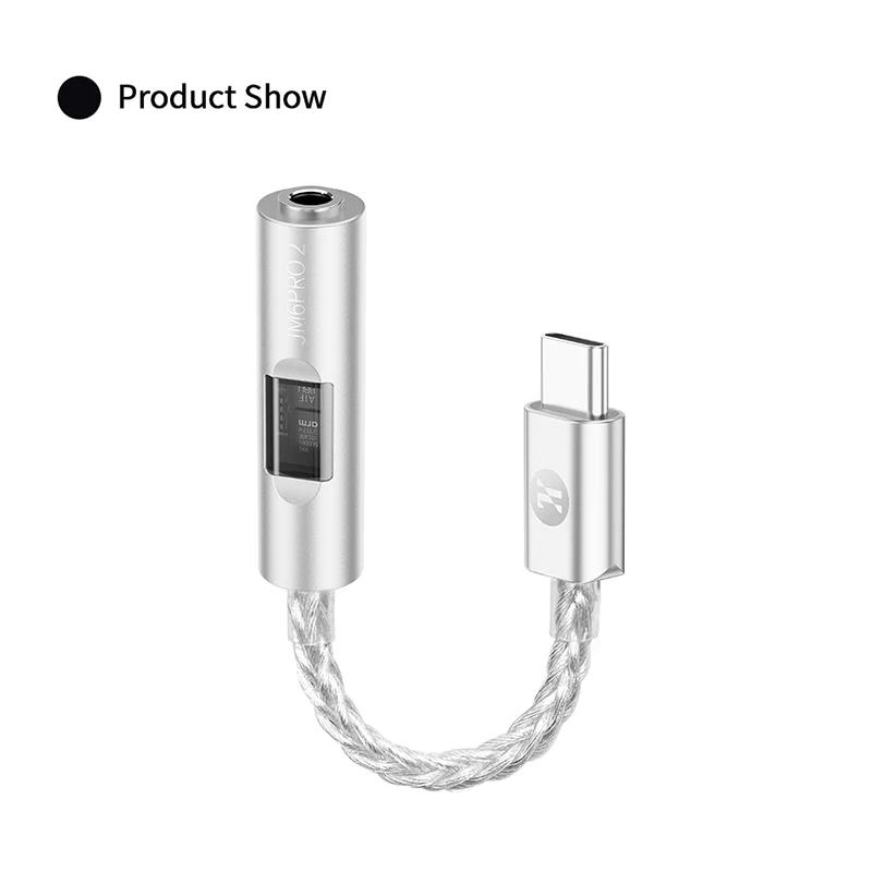 Улучшенный усилитель мощности наушников JM6 Pro2 с ЦАП CX31993 и операционным усилителем MAX97220, адаптер PCM 32 бит/384 кГц для телефона, ноутбука, планшета