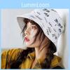 Hat Reversible Fisherman Sun Protection Breathable Cotton Cap Outdoor Fashion