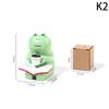Cartoon Frog Rocking Chair Table Lamp Ornament Miniatures Figurines Cute Accessories Office Desktop Crafts Home Decoration