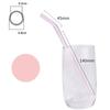 10Pcs Straw Easy To Use Portable High Borosilicate Cup Juice Glass Straw Home