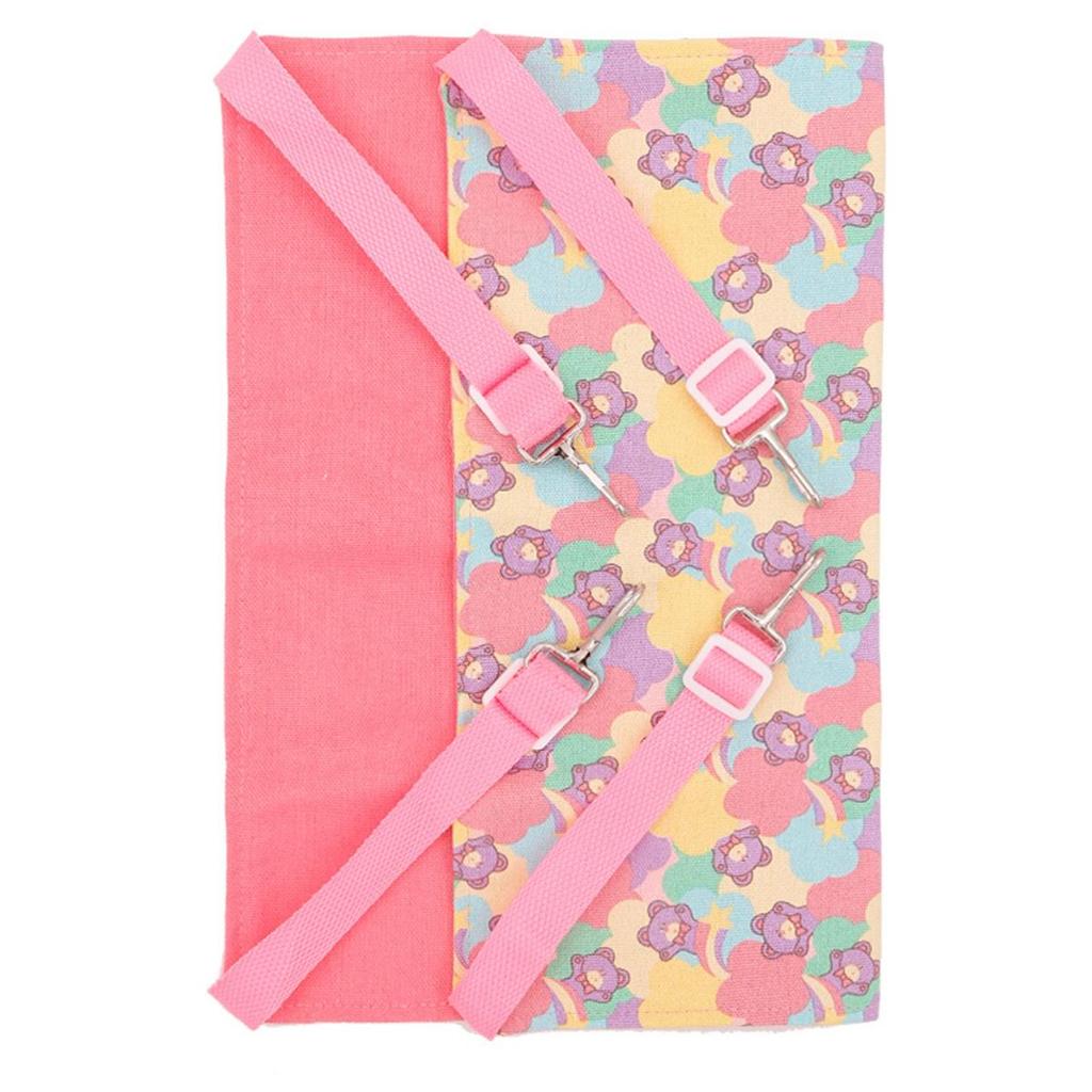 Мягкая двусторонняя дышащая моющаяся подвесная кровать для морской свинки, клетка, аксессуары, качели, гамак для кошки