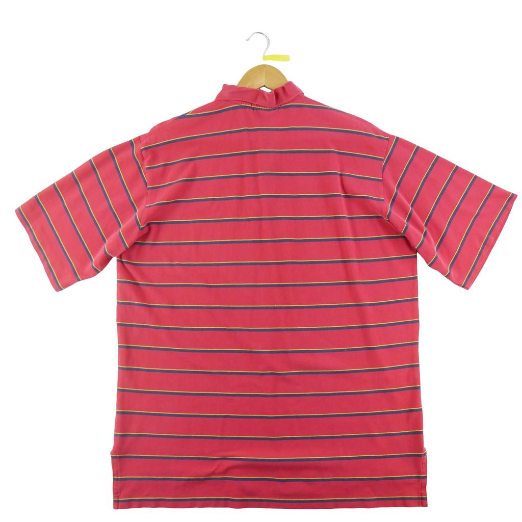 Seconde vie - Polo manches courtes Homme Rouge - Bon état
