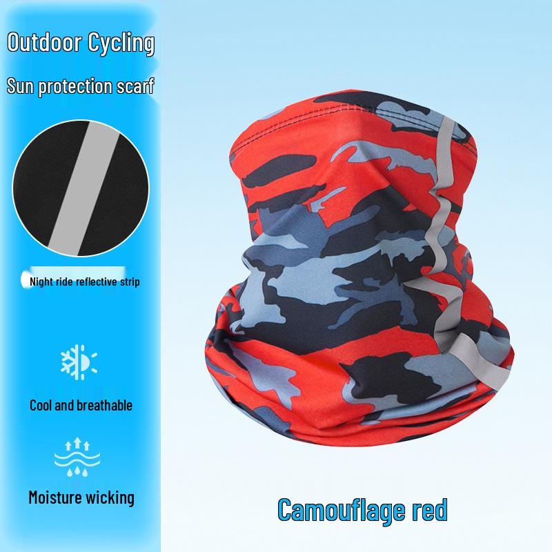 Быстросохнущий многофункциональный шарф для защиты от солнца для велоспорта и спорта