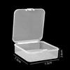 Pp Transparent Box Rectangular Flip Storage Box Square Packaging Case Round Blister Box Accessories Organizing Product Packag