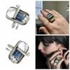 Unique Sardines Finger Ring Gold Silver Fun Rings Fashionable Sardine Can Rings  Women Men