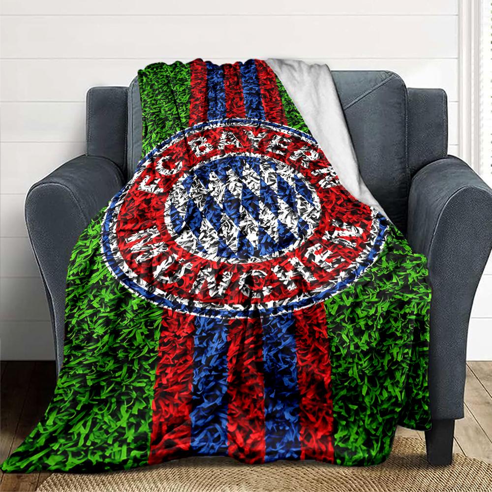 Bayern Munich Crest Art Blankets Flannel Printed Breathable Warm Throw Blanket for Home Office Bedspreads 0708a125