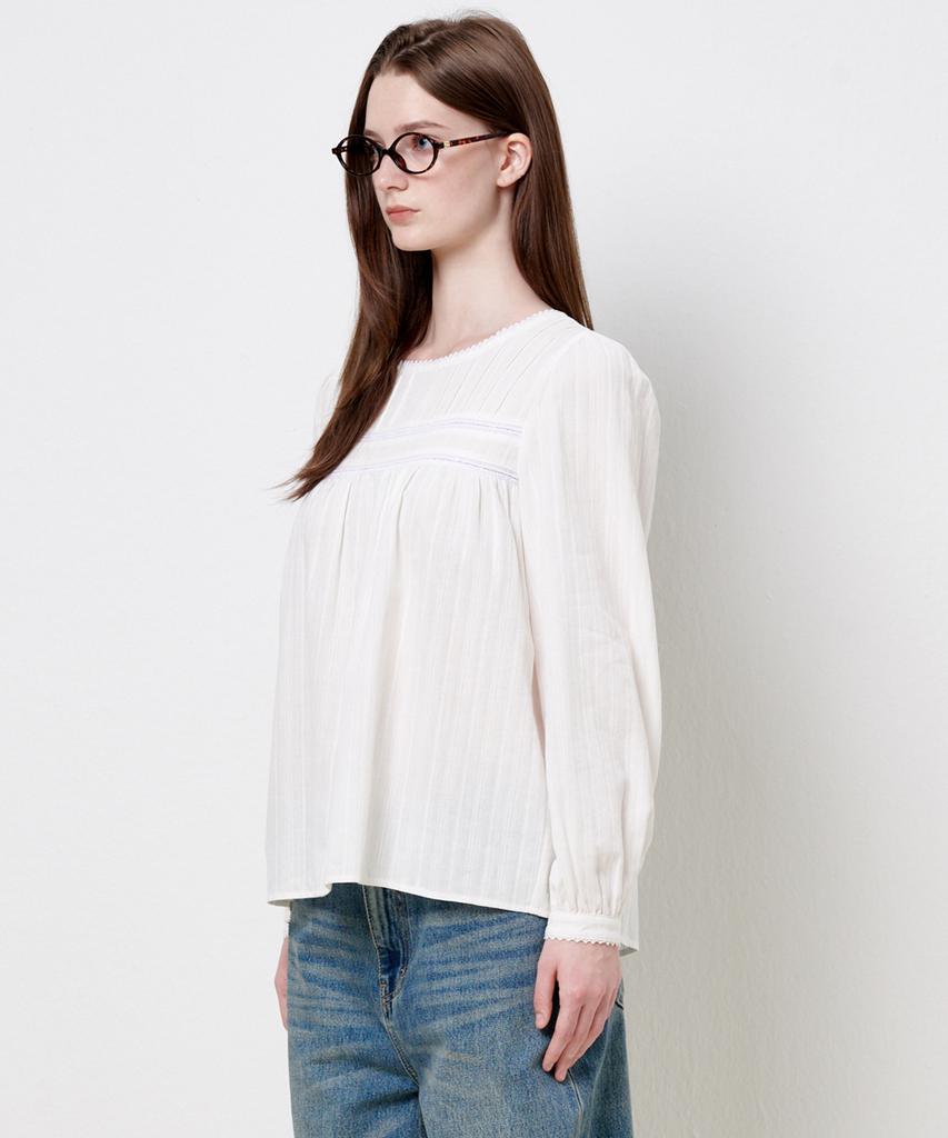 PLAC WOMEN Nostalgia Lace Blouse White