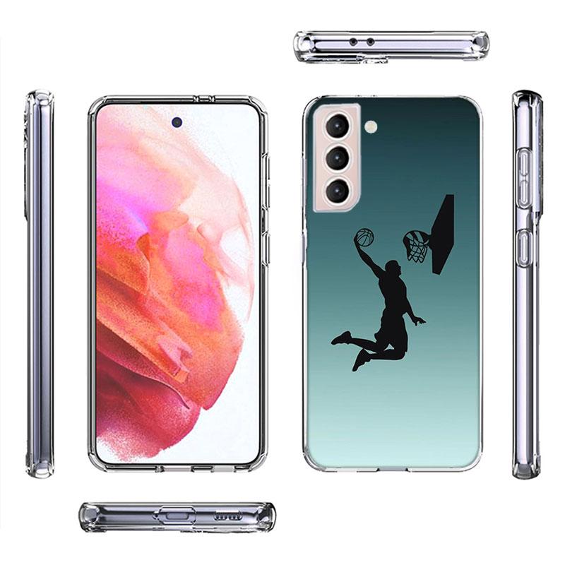 Чехол для телефона с баскетбольным рисунком для Samsung A16 A26 A36 A56 A17 A15 A25 A35 A55 A14 A24 A34 A54 A04S A05S Galaxy Note 20 10 9 8 A9 A8 A7 A
