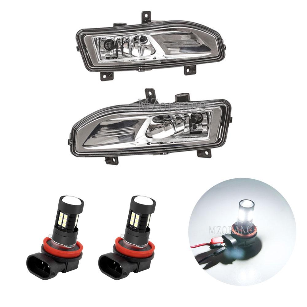 Fog Lights LED Accessories for Nissan X-Trail X Trail T32 Rogue 2017-2019 Headlight Foglights Bracket Harness Cover Grill Bezel