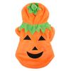 Halloween Pumpkin Dog Clothes Cute Warm Dog Costume for Medium Large Dogs Autumn Winter Orange XL