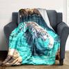 White Tiger In Pool Home Customize Your Name Blankets Soft And Cozy For All Seasons Perfect For Picnics Sofa Office Bed Living Room Ideal Gift For