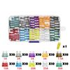 Small Medium Mini Micro2 Size Blade Type Car Fuse Assortment 5/7.5/10/15/20/25/30/35A Fuse Set Auto Car Truck with Box Clip Fuse Holders1