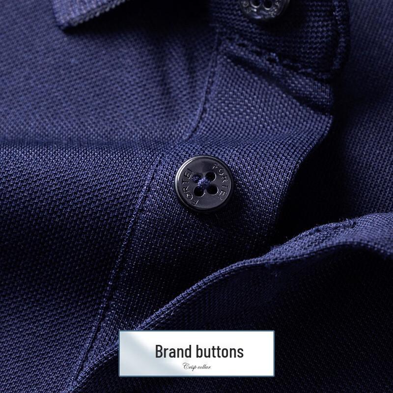 FORTEI Silk & Honeycomb Pique Cotton Men's Polo Shirt