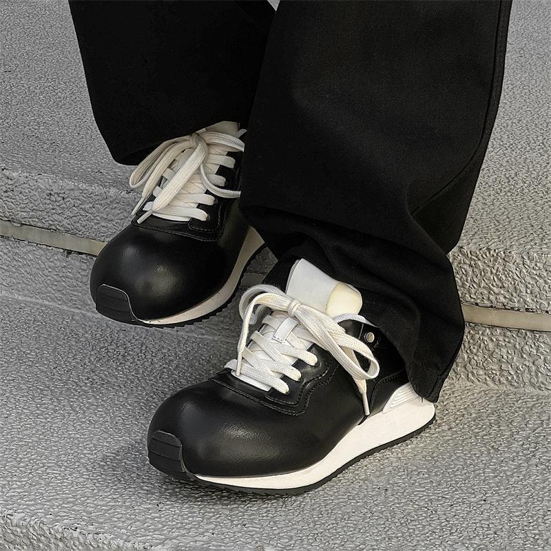 2024 Мужская универсальная трендовая спортивная повседневная обувь Дерби Модные кроссовки на платформе для увеличения роста 24719-J