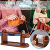 Wooden Yarn Holder for Knitting Crocheting Yarn Wool Creel Frame And Rack Stand with