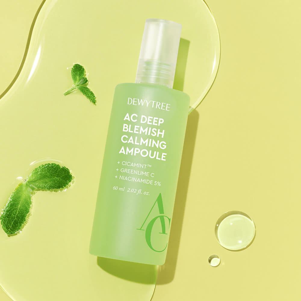 Dewytree AC Deep Calming Ampoule Set 60ml + Pads 3P Soothing Blemish Care
