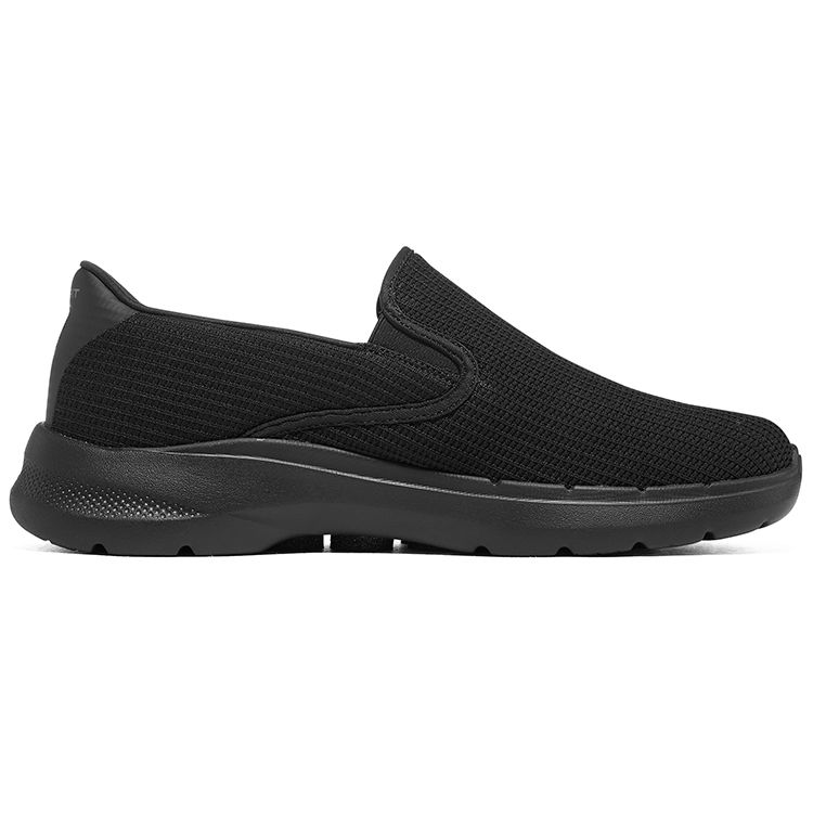 Skechers Go Walk 6 Сетчатая ткань Удобные Простые Низкие Повседневные Кроссовки Мужские Черный 216201-BBK