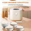 Digital Electric Rice Cooker, 2.5L Large Capacity 8 In 1 Multi-Functional Cooker With Auto Power Off & 24 Hours Timer Delay & Keep Warm Function