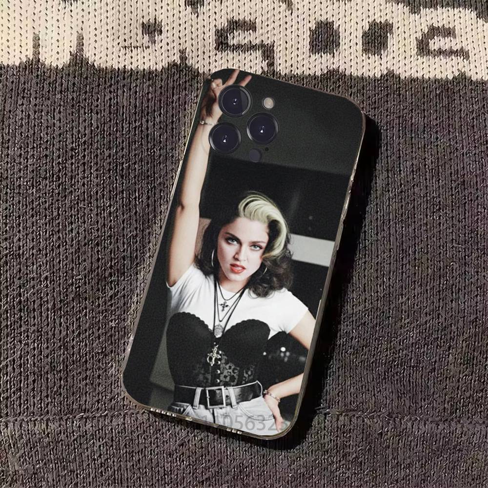 M-Madonna-S Чехлы для телефона 80-х для iPhone 17 16 15 14 13 12 11 Pro Max Plus Роскошная защита камеры Пластик