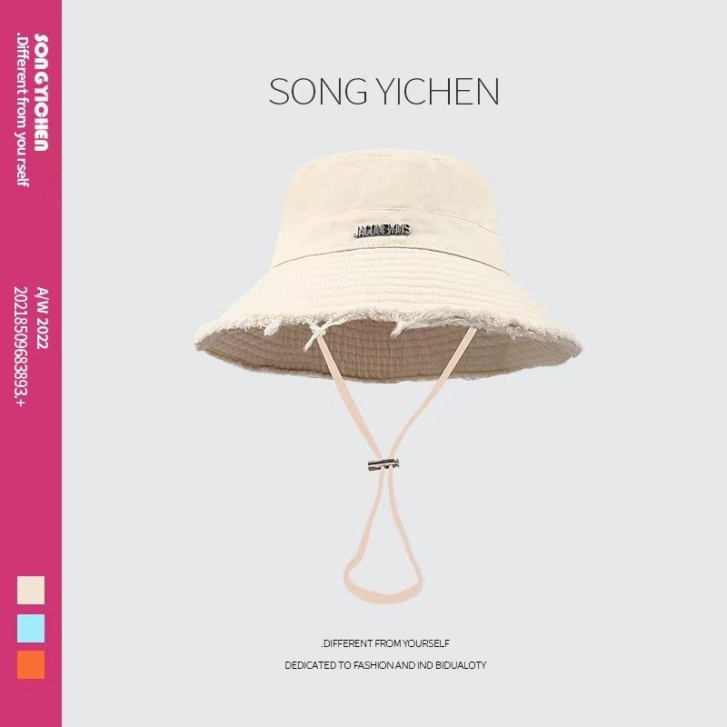 Женская ретро джинсовая шляпа-панама в японском стиле 2025 - Большая защита от солнца, Потертый дизайн, Летняя защита от солнца