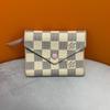 [Б/У] Кошелек Louis Vuitton Victorine 'Белый дамие азур' - Очень хорошее состояние #1WB4KXW