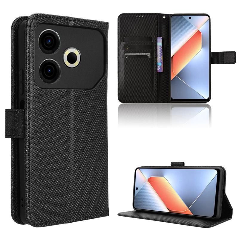 Флип-чехол для Tecno Pova 6 Neo 4G кожаный чехол [Flip Vintage Leather] кошелек ударопрочный прочный ретро-чехол для телефона