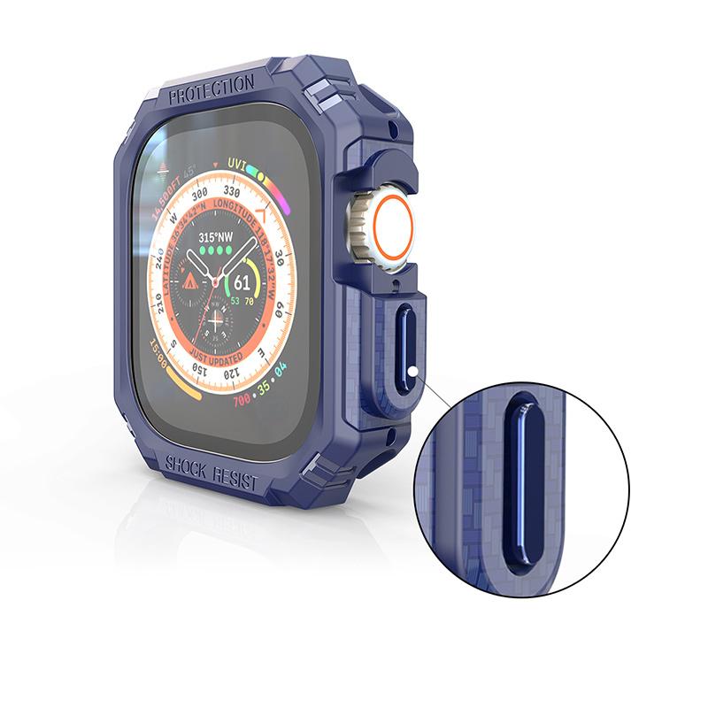Полый чехол из ТПУ для Apple Watch Cover 49мм 46мм 42мм 45мм 41 40мм 44мм Без защиты экрана для iWatch 11 10 9 8 7 6 5 4 SE Ultra