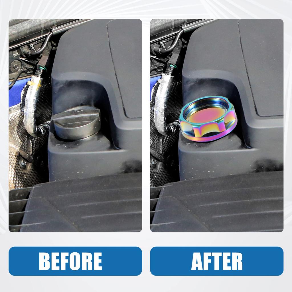 A ABSOPRO Car Filler Cap Engine Modified Tank Cover Engine B Series Engine D Series Multicolor