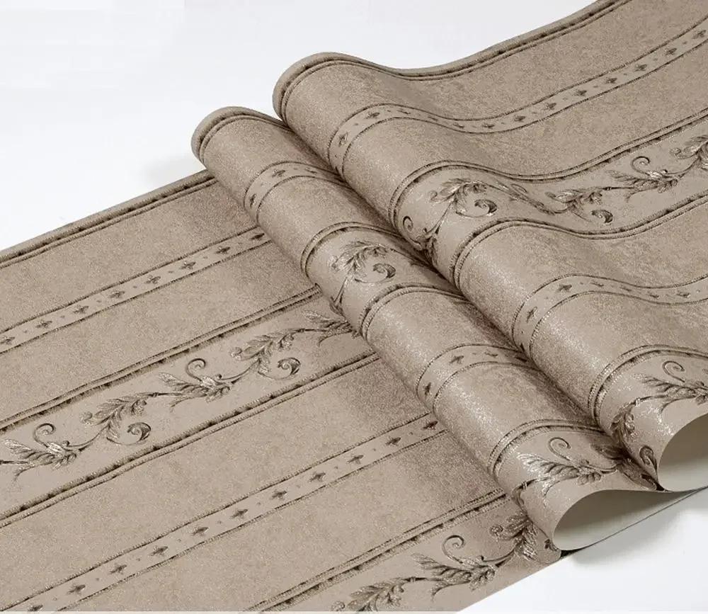 European 3D Damascus Wallpaper Sticker - Modern Damask Floral Wall Paper Background el Loft Wallcovering Mural Pvc Waterproof