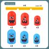 "Cross-border Children's Educational Tic-Tac-Toe Nesting Doll Game - Parent-Child Interactive Tabletop Toy"