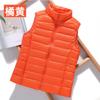 FASHION2024 Зимняя распродажа Легкий пуховый жилет с воротником-стойкой Жилет короткий, большого размера, облегающий жилет Пуховик женский жилет Одежда