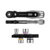 VESSEL Fine Mini Ratchet Straight with 4 Ultra-Thin Driver, Type, Sockets, TD-26